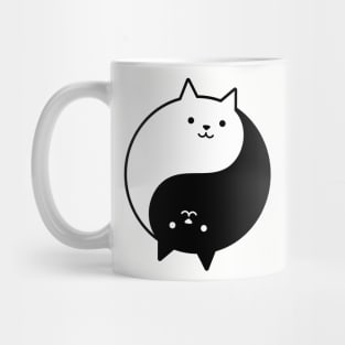 yin yang cats Mug